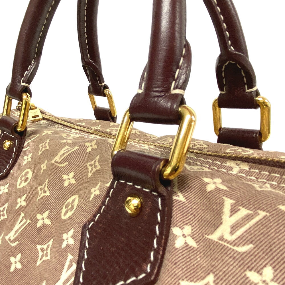 LOUIS VUITTON Handbag M56704 Leather, Canvas sepia Women Used Authentic
