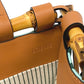 LOEWE Tote Bag Canvas, Leather Light blue Bamboo cushion Women Used Authentic