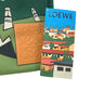 LOEWE Tote Bag Canvas, Leather Light blue Bamboo cushion Women Used Authentic