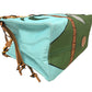 LOEWE Tote Bag Canvas, Leather Light blue Bamboo cushion Women Used Authentic