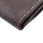 LOEWE Long Wallet Purse leather Brown W Hook Wallet Vintage mens Used Authentic