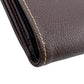 LOEWE Long Wallet Purse leather Brown W Hook Wallet Vintage mens Used Authentic