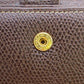 LOEWE Long Wallet Purse leather Brown W Hook Wallet Vintage mens Used Authentic