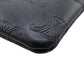 CELINE Coin case leather black Triomphe