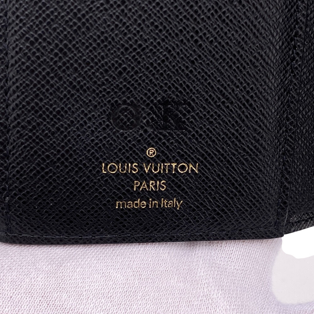 LOUIS VUITTON Tri-fold wallet M81557 leather Brown Compact wallet Monogram reverse Portefeuille Victorine Women Used Authentic