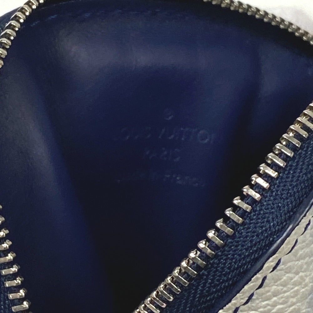 LOUIS VUITTON Pouch M81410 PVC blue Monogram HIGH 5 mens Used Authentic