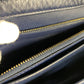 CELINE Shoulder Bag leather Navy medium Classic box Women Used Authentic