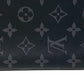 LOUIS VUITTON Briefcase GI0273 leather black Documents case Monogram Eclipse Portodocument Frank GM mens Used Authentic