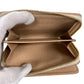 LOUIS VUITTON Bifold Wallet leather white Monogram Portefeuille Lou Women Used Authentic