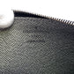 LOUIS VUITTON Coin case M30839 Taiga , Llama Silver Monogram Coin card holder mens Used Authentic