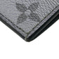 LOUIS VUITTON Coin case M30839 Taiga , Llama Silver Monogram Coin card holder mens Used Authentic