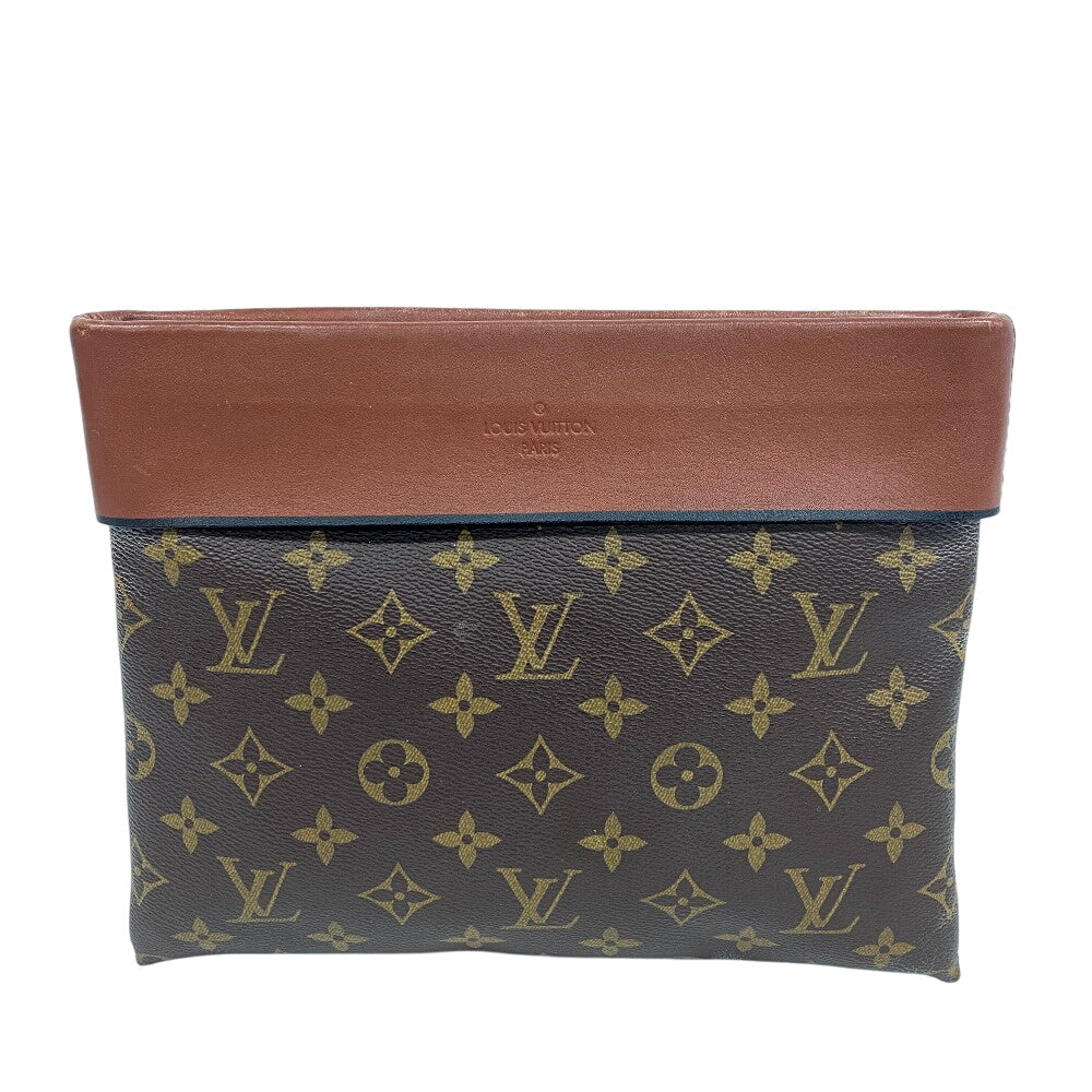 LOUIS VUITTON Pochette M64035 Monogram, Leather Brown Monogram Pochette Tuileries unisex(Unisex) Used Authentic