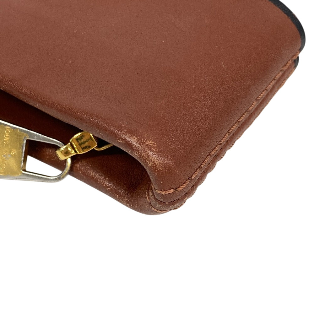 LOUIS VUITTON Pochette M64035 Monogram, Leather Brown Monogram Pochette Tuileries unisex(Unisex) Used Authentic