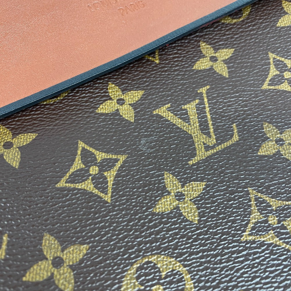 LOUIS VUITTON Pochette M64035 Monogram, Leather Brown Monogram Pochette Tuileries unisex(Unisex) Used Authentic