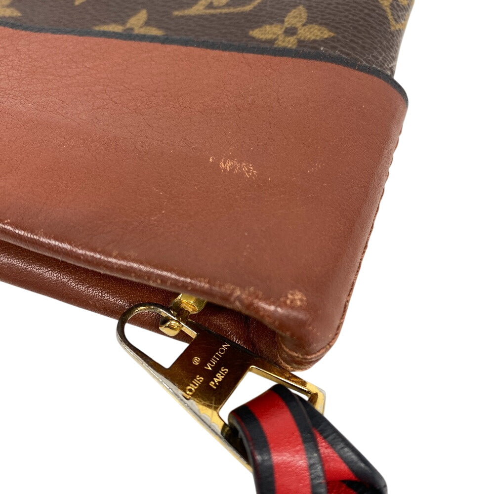 LOUIS VUITTON Pochette M64035 Monogram, Leather Brown Monogram Pochette Tuileries unisex(Unisex) Used Authentic