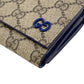 GUCCI Tri-fold wallet 769225 PVC, Leather beige GG Supreme GG Details(Unisex) Used Authentic