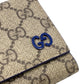 GUCCI Tri-fold wallet 769225 PVC, Leather beige GG Supreme GG Details(Unisex) Used Authentic