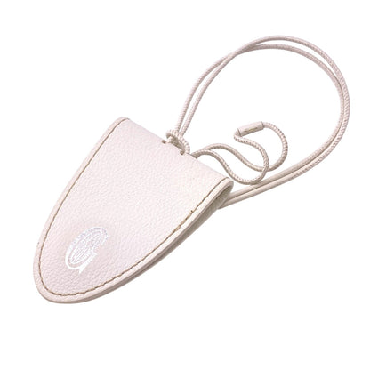 GOYARD Money clip leather white charm mens Used Authentic