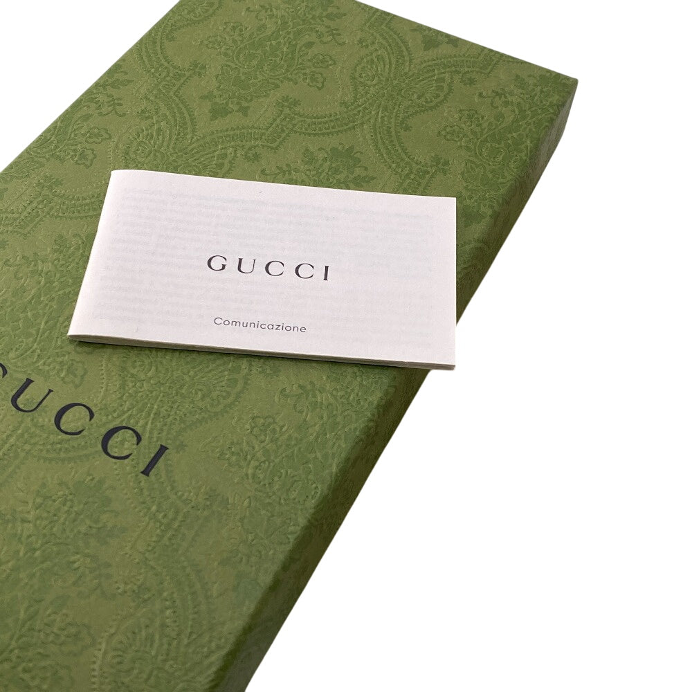 GUCCI Long Wallet Purse 456117 Calfskin Dusty Pink Zip Around GG Marmont GG Supreme Women Used Authentic