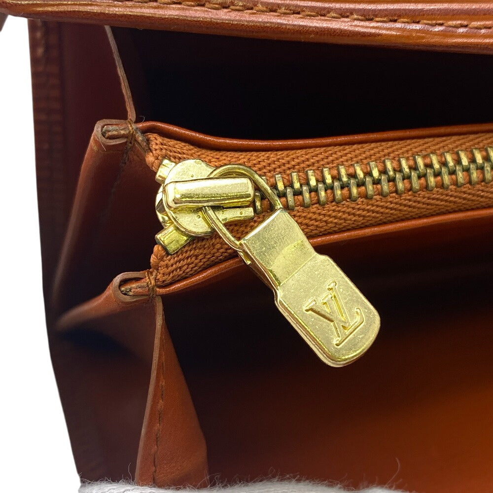 LOUIS VUITTON Long Wallet Purse M6359I Tobaco leather Brown 1 Epi Porto Monnet Credit Pochette(Unisex) Used Authentic