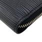 LOUIS VUITTON Coin case M60152 leather black 1 Epi Zip around purse mens(Unisex) Used Authentic
