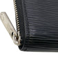 LOUIS VUITTON Coin case M60152 leather black 1 Epi Zip around purse mens(Unisex) Used Authentic