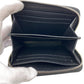 LOUIS VUITTON Coin case M60152 leather black 1 Epi Zip around purse mens(Unisex) Used Authentic