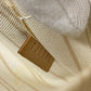 LOUIS VUITTON Pouch N41361 leather white Damier Azur Never full Women(Unisex) Used Authentic