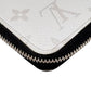 LOUIS VUITTON Long Wallet Purse M31078 leather white Taigalama Zippy Wallet Vertical Women Used Authentic