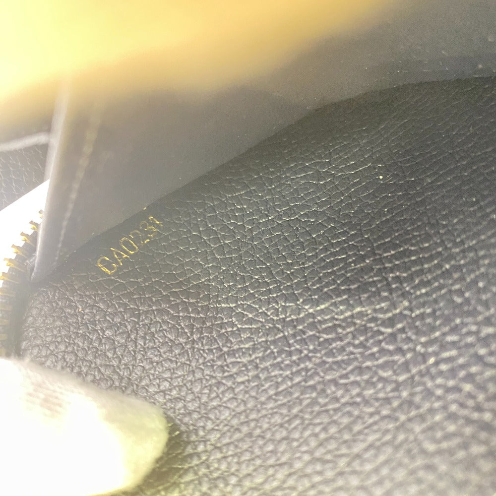 LOUIS VUITTON Long Wallet Purse M69415 leather Navy Zip Around Portefeuille Monogram Ann Platt Clemence Women(Unisex) Used Authentic