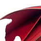 LOUIS VUITTON Long Wallet Purse M63691 leather Red Zip Around Monogram Ann Platt Zippy wallet Women Used Authentic