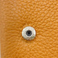 LOEWE Tri-fold wallet leather Brown Vertical wallet anagram Small Women Used Authentic