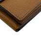 LOEWE Tri-fold wallet leather Brown Vertical wallet anagram Small Women Used Authentic