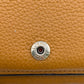 LOEWE Tri-fold wallet leather Brown Vertical wallet anagram Small Women Used Authentic