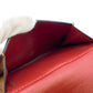 LOEWE Tri-fold wallet leather Brown Vertical wallet anagram Small Women Used Authentic