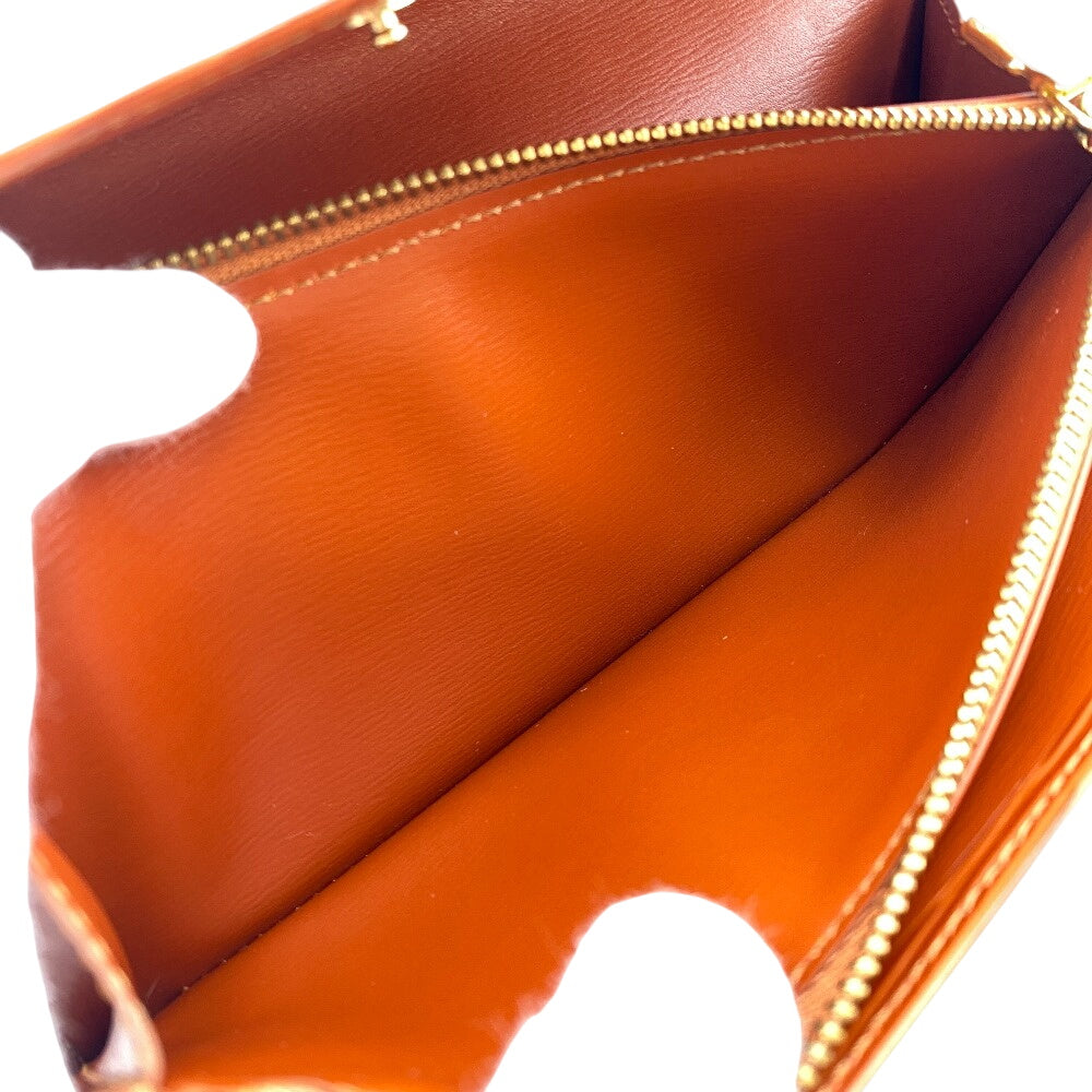 LOUIS VUITTON Long Wallet Purse M60321 leather Kenya Brown Portefeuille Epi Sara unisex(Unisex) Used Authentic