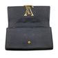 LOUIS VUITTON Long Wallet Purse M63461 Taurillon Clemence black Portefeuille Capusine Women Used Authentic
