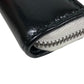 CHANEL Coin case leather white Zip Around Gabriel doe Women Used Authentic