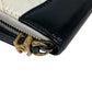 CHANEL Coin case leather white Zip Around Gabriel doe Women Used Authentic