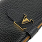 LOUIS VUITTON Long Wallet Purse M81330 Taurillon Clemence black Wallet LV Vertical Capusine mens Used Authentic