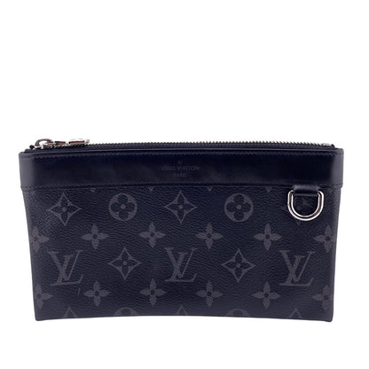 LOUIS VUITTON Pochette M44323 Monogram Eclipse black Monogram Eclipse Discovery PM mens Used Authentic