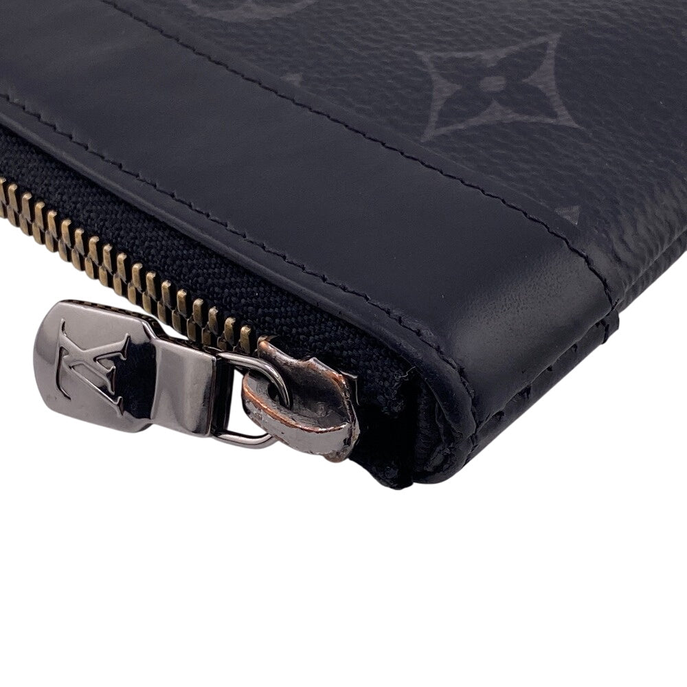LOUIS VUITTON Pochette M44323 Monogram Eclipse black Monogram Eclipse Discovery PM mens Used Authentic
