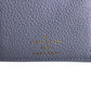 LOUIS VUITTON Bifold Wallet M83587 leather blue Compact Wallet Portefeuille Monogram Ann Platt Lisa Women Used Authentic