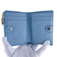 LOUIS VUITTON Bifold Wallet M83587 leather blue Compact Wallet Portefeuille Monogram Ann Platt Lisa Women Used Authentic