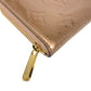 LOUIS VUITTON Coin case M90601 Vernis beige Zip Around Monogram Vernis Zip around purse Women Used Authentic