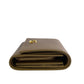 GUCCI Bifold Wallet leather beige GG Marmont Women Used Authentic