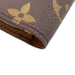 LOUIS VUITTON Bifold Wallet M61674 leather Brown Purse Portefeuille Monogram Viennois Made in USA Women Used Authentic