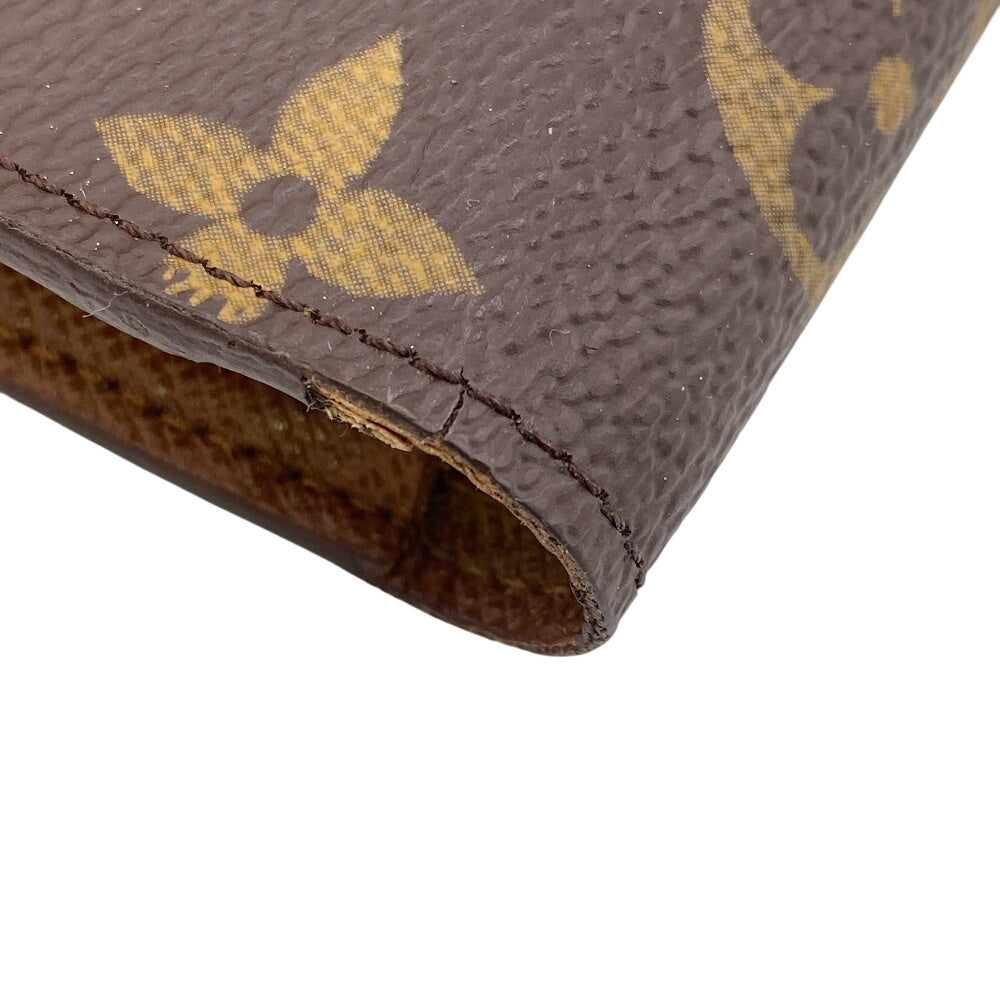 LOUIS VUITTON Bifold Wallet M61674 leather Brown Purse Portefeuille Monogram Viennois Made in USA Women Used Authentic