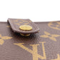 LOUIS VUITTON Bifold Wallet M61674 leather Brown Purse Portefeuille Monogram Viennois Made in USA Women Used Authentic