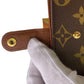 LOUIS VUITTON Bifold Wallet M61674 leather Brown Purse Portefeuille Monogram Viennois Made in USA Women Used Authentic